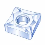 SANDVIK COROMANT Plaquita SEMM 12 04 AZ CT520 P20 para fresado