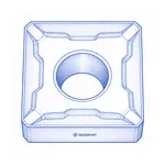 Plaquita indexable para fresado SEKT1204 OKE OPM-OP1215