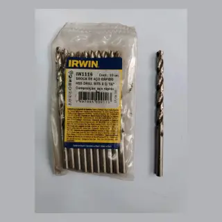 IRWIN Broca helicoidal HSS IW1116 3/16" para metal