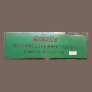 GENSIZE Calibrador Vernier monoblock 0–300 mm / 0–12"